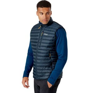 (���) ���u �����Y �}�C�N�����C�g �x�X�g - �����Y Rab men Microlight Vest - Men's Beluga