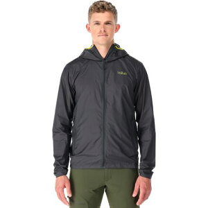 (���) ���u �����Y �o�C�^�� �E�C���h�V�F�� �t�[�f�b�g �W���P�b�g - �����Y Rab men Vital Windshell Hooded Jacket - Men's Graphene