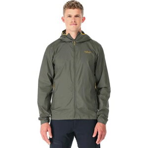 (���) ���u �����Y �o�C�^�� �E�C���h�V�F�� �t�[�f�b�g �W���P�b�g - �����Y Rab men Vital Windshell Hooded Jacket - Men's Light Khaki