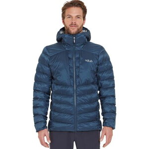 (���) ���u �����Y �V�[���X �E���g�� �t�[�f�b�g �W���P�b�g - �����Y Rab men Cirrus Ultra Hooded Jacket - Men's Tempest Blue