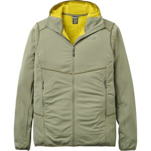 (���) ���u �����Y �t�[�f�b�g �W���P�b�g - �����Y Rab men Evolute Hooded Jacket - Men's Light Khaki