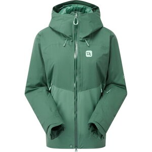 (���) ���u ���f�B�[�X �N���} �W���P�b�g - �E�B�����Y Rab women Khroma Diffract Jacket - Women's Green Slate/Eucalyptus