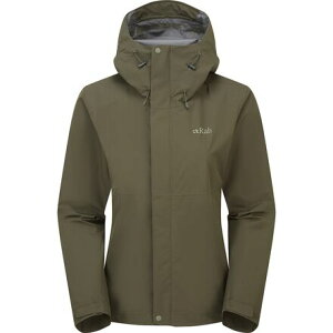 (���) ���u ���f�B�[�X �_�E���|�A�[ �W���P�b�g - �E�B�����Y Rab women Downpour Jacket - Women's Army