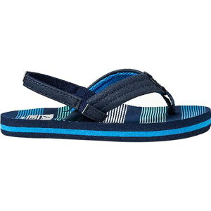 (���) ���[�t �g�h���[ �{�[�C�Y ���g�� �A�q �T���_�� - �g�h���[ �{�[�C�Y Reef toddler boys Little Ahi Sandal - Toddler Boys' Deep Sea Stripes