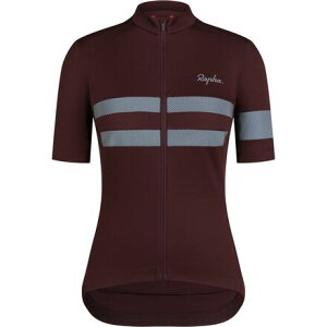 (���) ���t�@ ���f�B�[�X �u���x �W���[�W - �E�B�����Y Rapha women Brevet Jersey - Women's Fudge/Silver Reflective