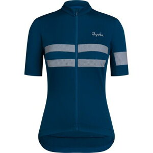 (���) ���t�@ ���f�B�[�X �u���x �W���[�W - �E�B�����Y Rapha women Brevet Jersey - Women's Jewelled Blue/Silver Reflective