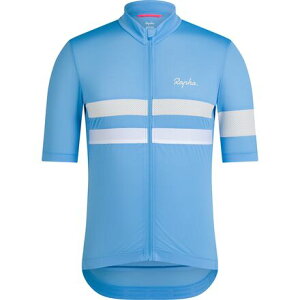 (���) ���t�@ �����Y �u���x ���C�g�E�F�C�g �V���[�g�X���[�u �W���[�W - �����Y Rapha men Brevet Lightweight Short-Sleeve Jersey - Men's All Aboard/White Alyssum