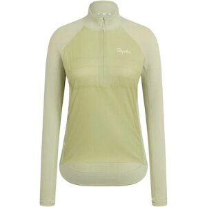 (���) ���t�@ ���f�B�[�X �G�N�X�v���A �W�b�v �l�b�N �v���I�[�o�[ - �E�B�����Y Rapha women Explore Zip Neck Pullover - Women's Lint/Aloe Wash