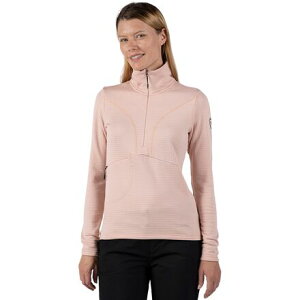(���) ���V�j���[�� ���f�B�[�X �t���[�X 1/2-�W�b�v �v���I�[�o�[ - �E�B�����Y Rossignol women Blackside Fleece 1/2-Zip Pullover - Women's Powder Pink
