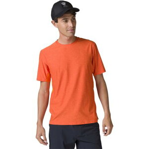 (���) ���V�j���[�� �����Y �������W�� T-�V���c - �����Y Rossignol men Melange T-Shirt - Men's Tangelo Orange
