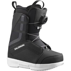 (���) �T������ �L�b�Y �v���W�F�N�g �{�A �X�m�[�{�[�h �u�[�c - 2025 - �L�b�Y Salomon kids Project Boa Snowboard Boot - 2025 - Kids' Black/Black/White
