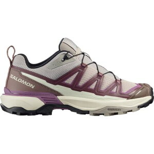(���) �T������ ���f�B�[�X X �E���g�� 360 �G�b�W �n�C�L���O �V���[�Y - �E�B�����Y Salomon women X Ultra 360 Edge Hiking Shoe - Women's Silver Cloud/Huckleberry/Concord Grape