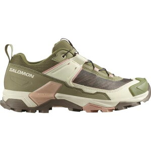 (���) �T������ ���f�B�[�X X �E���g�� 5 �n�C�L���O �V���[�Y - �E�B�����Y Salomon women X Ultra 5 Hiking Shoe - Women's Aloe/Shortbread/Mahogany Rose
