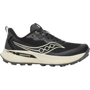(���) �T�b�J�j�[ ���f�B�[�X �y���O���� 15 �����j���O �V���[�Y - �E�B�����Y Saucony women Peregrine 15 Running Shoe - Women's Black/Pearl