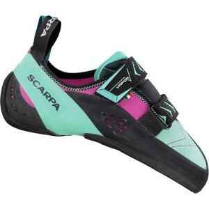 (���) �X�J���p ���f�B�[�X ���F�C�p�[ V �N���C�~���O �V���[�Y - �E�B�����Y Scarpa women Vapor V Climbing Shoe - Women's Dahlia/Aqua