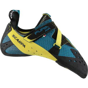 (���) �X�J���p �t���A �G�A�[ �N���C�~���O �V���[�Y Scarpa Furia Air Climbing Shoe Baltic Blue/Yellow