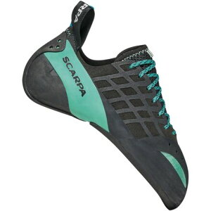 (���) �X�J���p ���f�B�[�X �C���X�e�B���N�g �N���C�~���O �V���[�Y - �E�B�����Y Scarpa women Instinct Climbing Shoe - Women's Black/Aqua