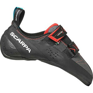 (���) �X�J���p ���F�C�p�[ V LV �N���C�~���O �V���[�Y Scarpa Vapor V LV Climbing Shoe Smoke/Coral