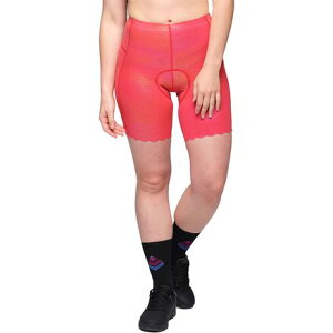 (���) �V�F�h���[ ���f�B�[�X �o�C�J�[ �`���� 2.0 ���C�i�[ �V���[�g - �E�B�����Y SHREDLY women Biker Cham 2.0 Liner Short - Women's Nebula Pink Shimmer