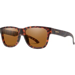 (���) �X�~�X ���[�_�E�� �X����2 �N���}�|�b�v �|�[�����C�Y�h �T���O���X Smith Lowdown Slim2 ChromaPop Polarized Sunglasses Matte Tortoise/Brown Polarized