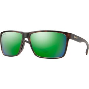 (���) �X�~�X ���b�v�^�C�h �N���}�|�b�v �|�[�����C�Y�h �T���O���X Smith Riptide ChromaPop Polarized Sunglasses Matte Tortoise/ChromaPop Glass Polarized Green Mirror