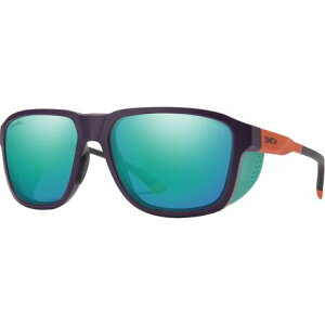 (���) �X�~�X �G���o�[�N �N���}�|�b�v �|�[�����C�Y�h �T���O���X Smith Embark ChromaPop Polarized Sunglasses Purple/Cinder/Hi Viz/ChromaPop Polarized Opal Mirror