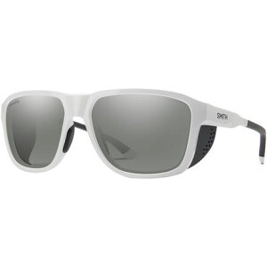 (���) �X�~�X �G���o�[�N �N���}�|�b�v �|�[�����C�Y�h �T���O���X Smith Embark ChromaPop Polarized Sunglasses White/ChromaPop Polarized Platinum Mirror