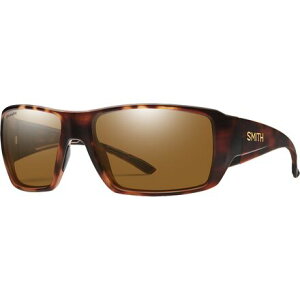 (���) �X�~�X �K�C�Y �`���C�X Xl �N���}�|�b�v �|�[�����C�Y�h �T���O���X Smith Guide's Choice XL ChromaPop Polarized Sunglasses Matte Havana/ChromaPop Polarized Brown