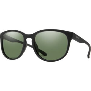 (���) �X�~�X ���C�N �V���X�^ �N���}�|�b�v �|�[�����C�Y�h �T���O���X Smith Lake Shasta ChromaPop Polarized Sunglasses Matte Black/ChromaPop Polarized Grey Green