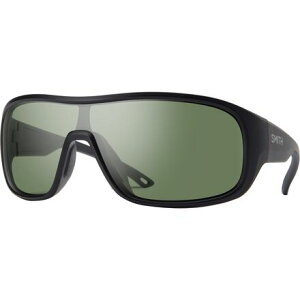 (���) �X�~�X �X�s�i�[ �N���}�|�b�v �|�[�����C�Y�h �T���O���X Smith Spinner ChromaPop Polarized Sunglasses Matte Black/ChromaPop Polarized Grey Green