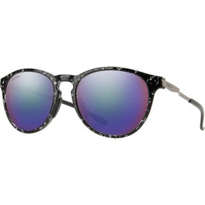 (���) �X�~�X �����_�[ �N���}�|�b�v �|�[�����C�Y�h �T���O���X Smith Wander ChromaPop Polarized Sunglasses Black Marble/ChromaPop Polarized Violet Mirror