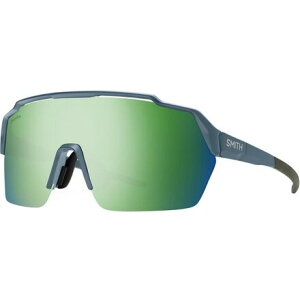 (���) �X�~�X �V�t�g �X�v���b�g �}�O �N���}�|�b�v �T���O���X Smith Shift Split MAG ChromaPop Sunglasses Matte Stone/Moss/ChromaPop Green Mirror
