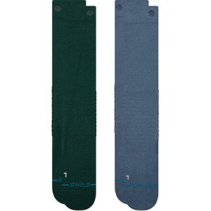 (���) �X�^���X �\���b�h �~�b�h �|�[���[ �X�m�[ �\�b�N - 2-�p�b�N Stance Solid Mid Poly Snow Sock - 2-Pack Pine