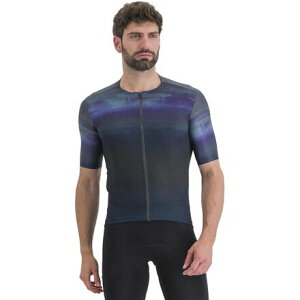 (���) �X�|�[�c�t�� �����Y �t���E �X�[�p�[�W�A�� �W���[�W - �����Y Sportful men Flow Supergiara Jersey - Men's Galaxy Blue Black
