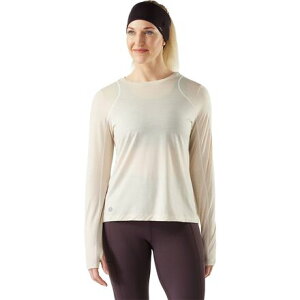 (���) �X�}�[�g�E�[�� ���f�B�[�X �A�N�e�B�u �����O-�X���[�u �V���c - �E�B�����Y Smartwool women Active Long-Sleeve Shirt - Women's Almond