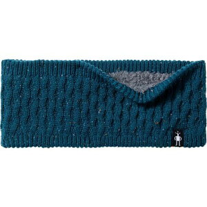(���) �X�}�[�g�E�[�� �t���[�X ���C�� �w�b�h�o���h Smartwool Fleece Lined Headband Twilight Blue Donegal
