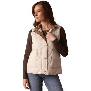 (���) �m�[�}���u�����h ���f�B�[�X �L���e�b�h ���C�i�[ �x�X�g - �E�B�����Y The Normal Brand women Quilted Liner Vest - Women's Ecru/Dark Taupe
