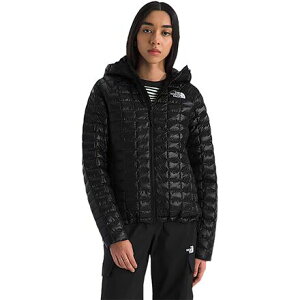 (���) �m�[�X�t�F�C�X ���f�B�[�X �T�[���{�[�� �t�[�f�b�g �W���P�b�g - �E�B�����Y The North Face women ThermoBall Hooded Jacket - Women's TNF Black