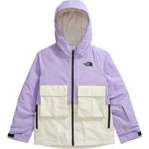 (���) �m�[�X�t�F�C�X �L�b�Y �h���O���C�� �W���P�b�g - �L�b�Y The North Face kids Dragline Jacket - Kids' Lite Lilac/White Dune