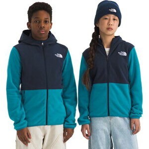 (���) �m�[�X�t�F�C�X �L�b�Y �O���C�V���[ �t��-�W�b�v �u�[�f�B - �L�b�Y The North Face kids Glacier Full-Zip Hoodie - Kids' Dusk Blue/Summit Navy