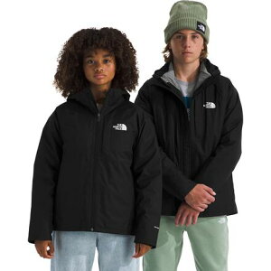(���) �m�[�X�t�F�C�X �L�b�Y �y���[�g �t�[�f�b�g �W���P�b�g - �L�b�Y The North Face kids Perrito 4-N-1 Hooded Jacket - Kids' TNF Black