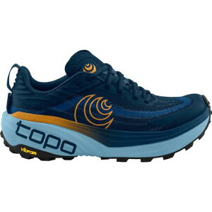 (���) �g�| �A�X���`�b�N �����Y �r�X�^ �g���C�� �����j���O �V���[�Y - �����Y Topo Athletic men Vista Trail Running Shoe - Men's Navy/Orange