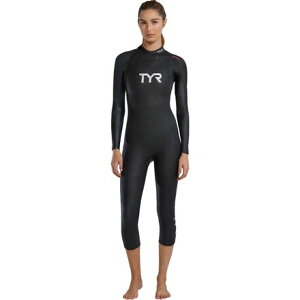 (���) TYR ���f�B�[�X �n���P�[�� �L���b�g1 �E�F�b�g�X�[�c - �E�B�����Y TYR women Hurricane CAT1 Wetsuit - Women's Black/Orchid