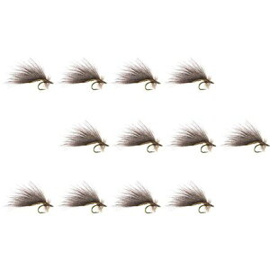 (���) �A���v�J �~�j ���[�` 12-�p�b�N Umpqua Mayer's Mini Leech 12-Pack Brown