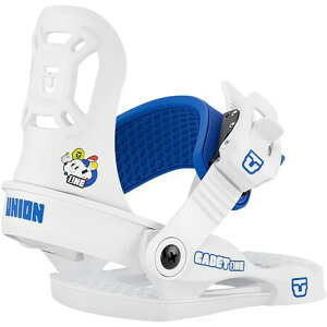 (���) ���j�I�� �L�b�Y �J�f�b�g ���� �X�m�[�{�[�h �o�C���f�B���O - - �L�b�Y Union kids Cadet One Snowboard Binding - 2026 - Kids' White