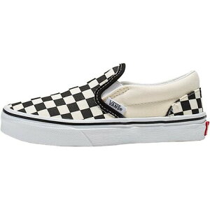 (���) �o���Y ���g���L�b�Y �N���V�b�N �X���b�|�� �X�P�[�g �V���[�Y - ���g�� �L�b�Y Vans little kids Classic Slip-On Skate Shoe - Little Kids' (Checkerboard) Black/White