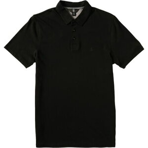 (���) �{���R�� �����Y ���E�U�[ �|�� �V���c - �����Y Volcom men Wowzer Polo Shirt - Men's Black