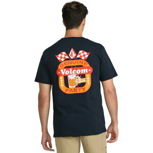 (���) �{���R�� �����Y �t�B�t�X �M�A T-�V���c - �����Y Volcom men Fifth Gear T-Shirt - Men's Navy
