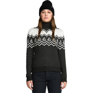 (���) �{���R�� ���f�B�[�X �t�@�C���[�T�C�h �Z�[�^�[ - �E�B�����Y Volcom women Fireside Sweater - Women's Black