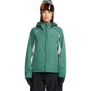 (���) �{���R�� ���f�B�[�X �X�g�[�� �X���[�N�V���[ 20K �W���P�b�g - �E�B�����Y Volcom women Stone Smokeshow 20K Jacket - Women's Spruce Green